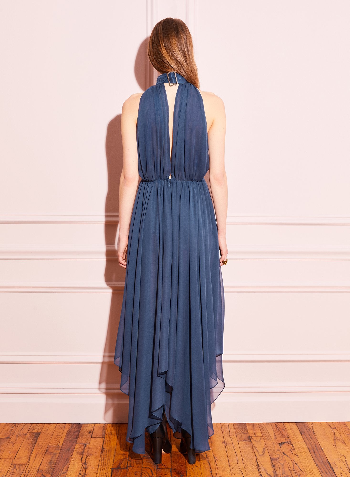 Keyhole Gathered Dress