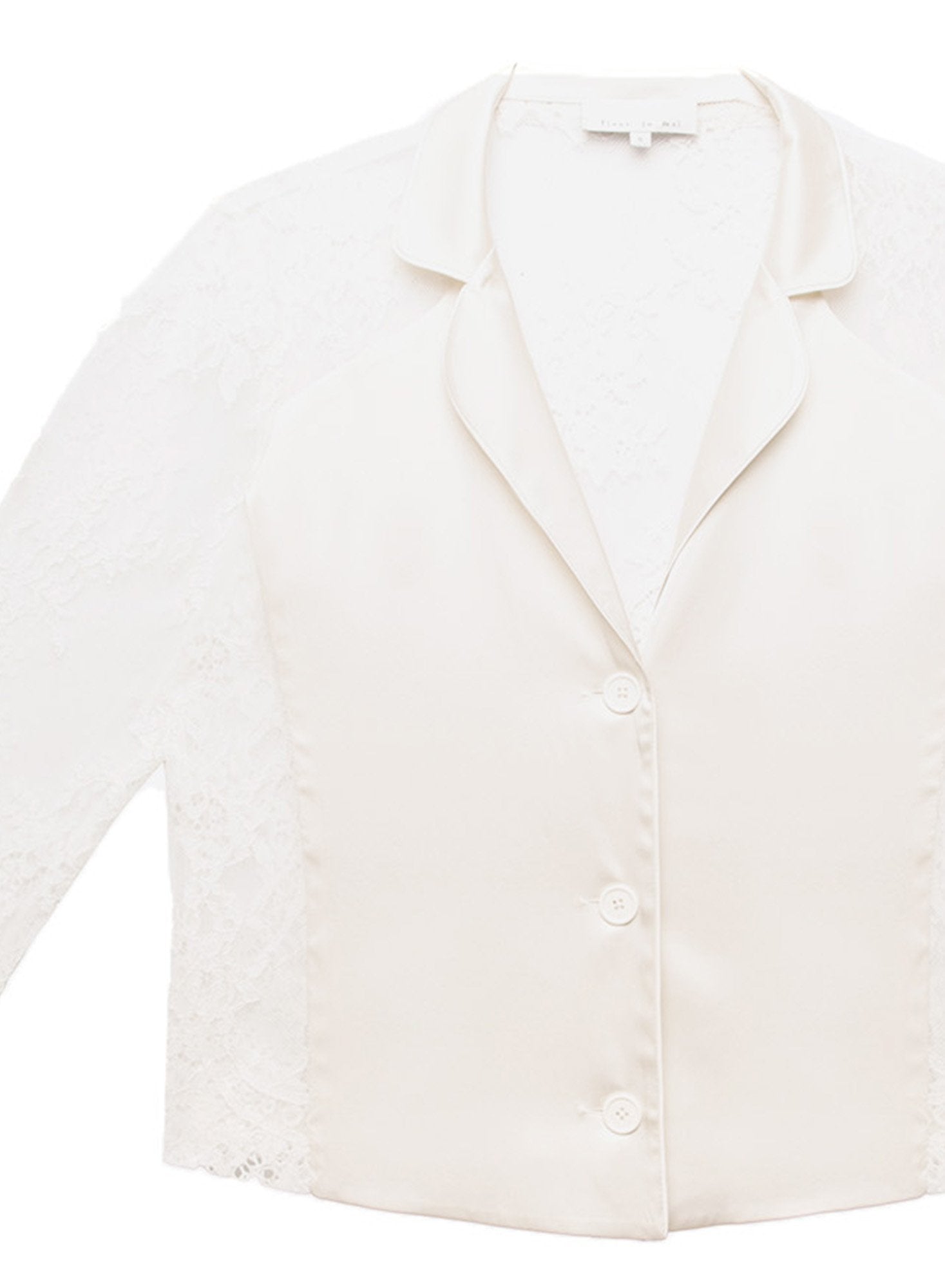 Cillis Lace Silk Combo PJ Top
