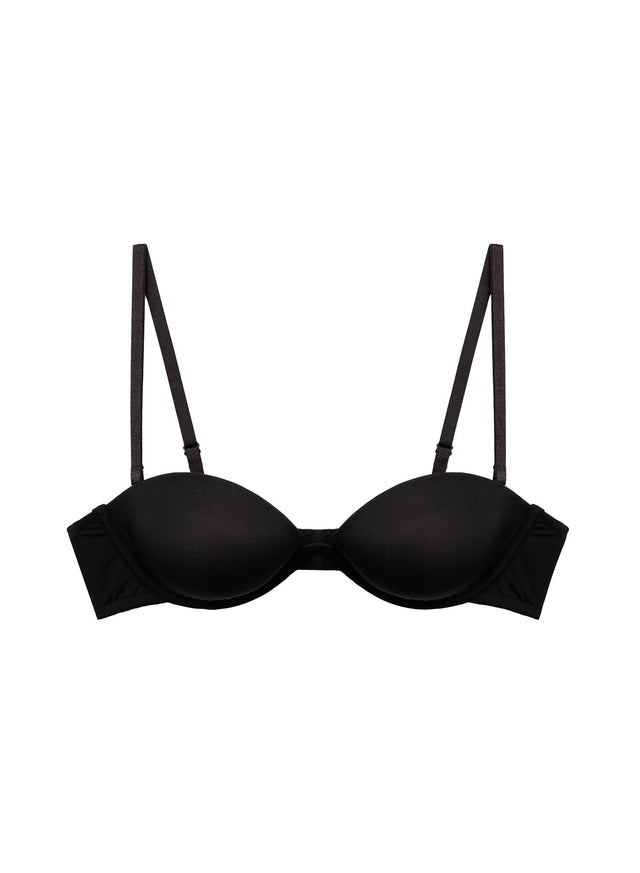 Black - Charlotte Plunge Bra | Fleur du Mal - DEMO