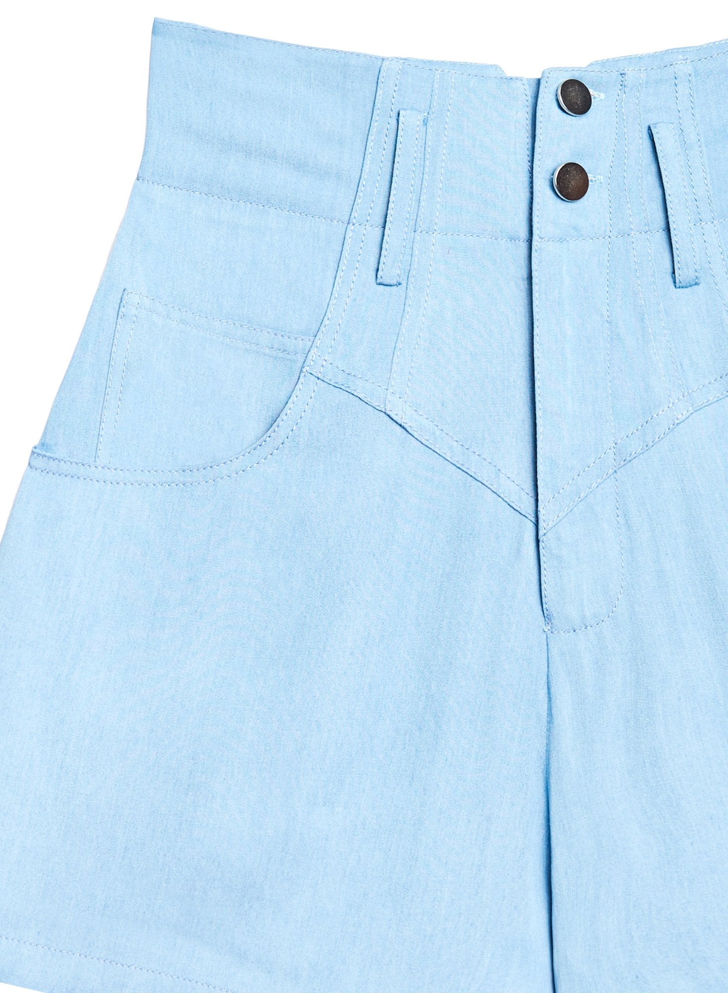 High Waist Jean Short