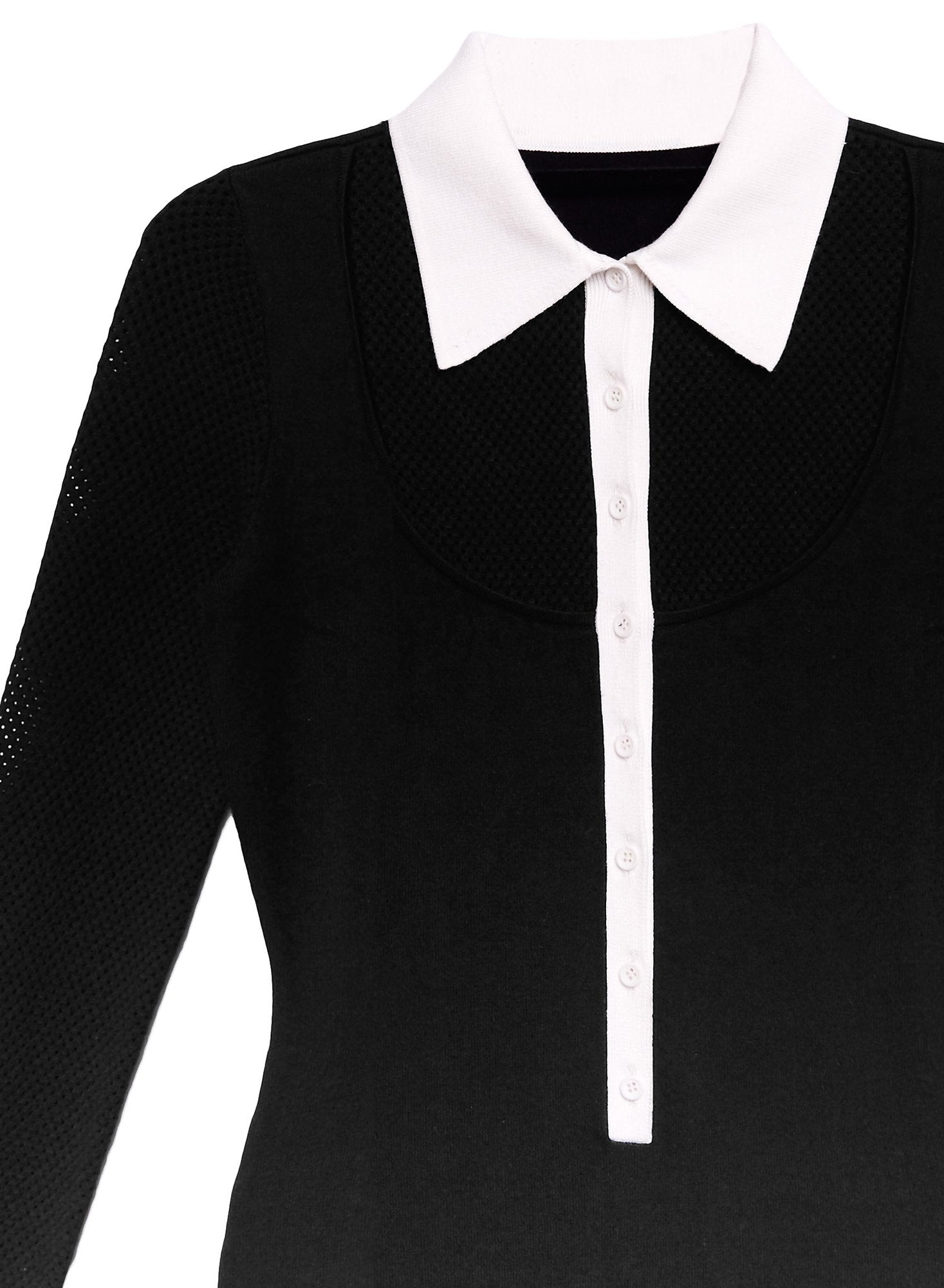 Collar Pointelle Bodysuit