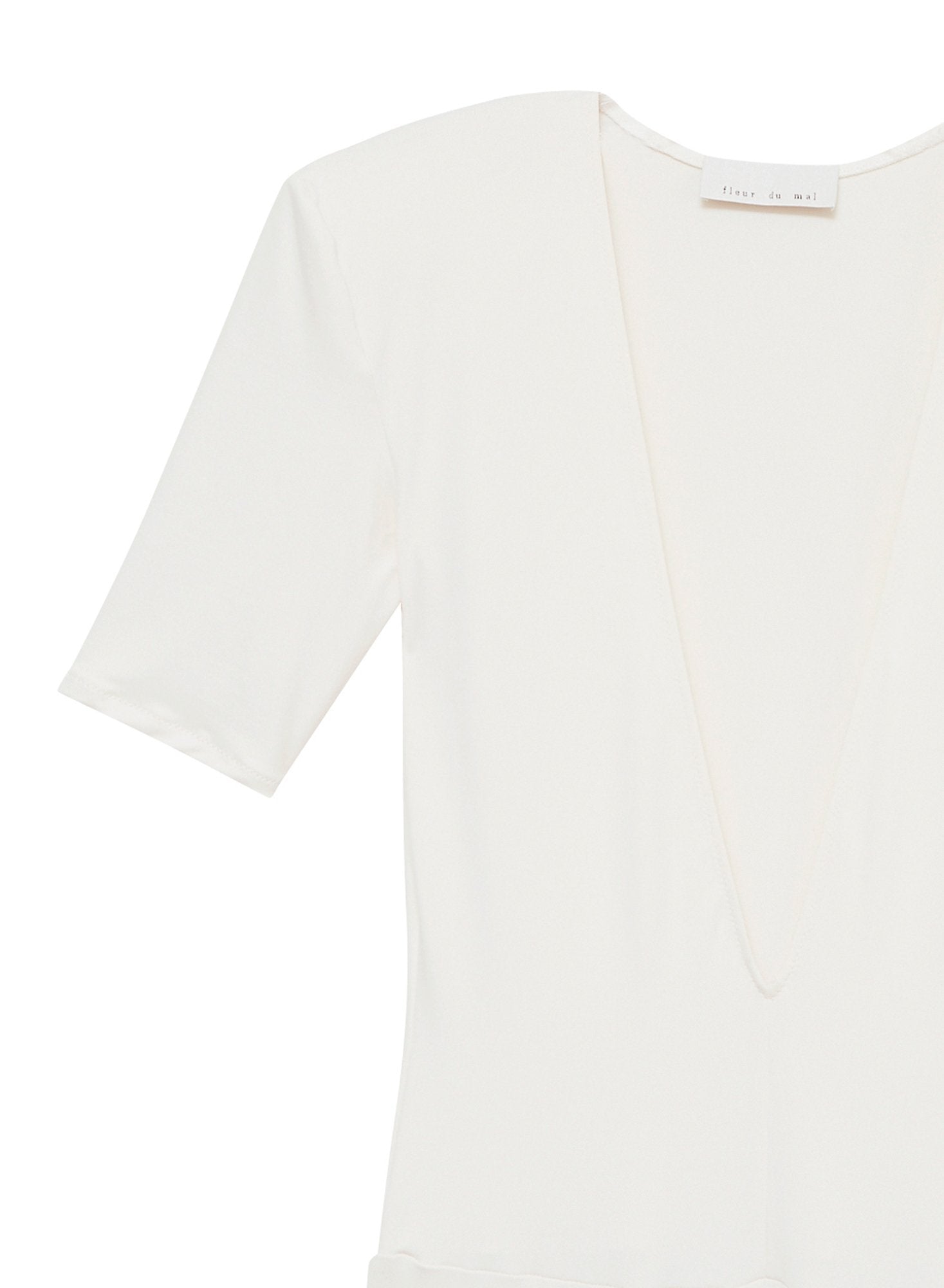 Deep V Jersey Bodysuit