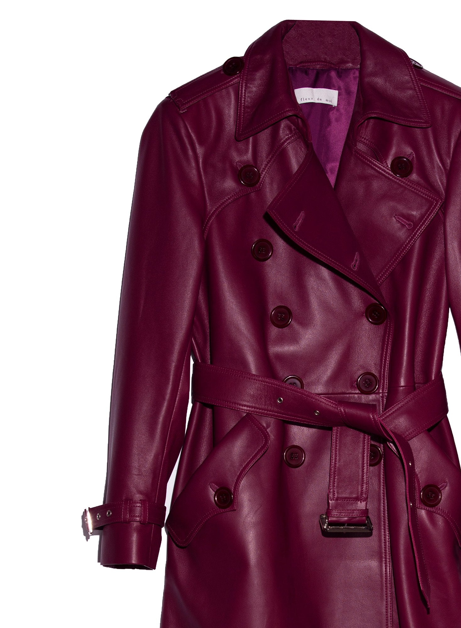 Leather Trench Coat