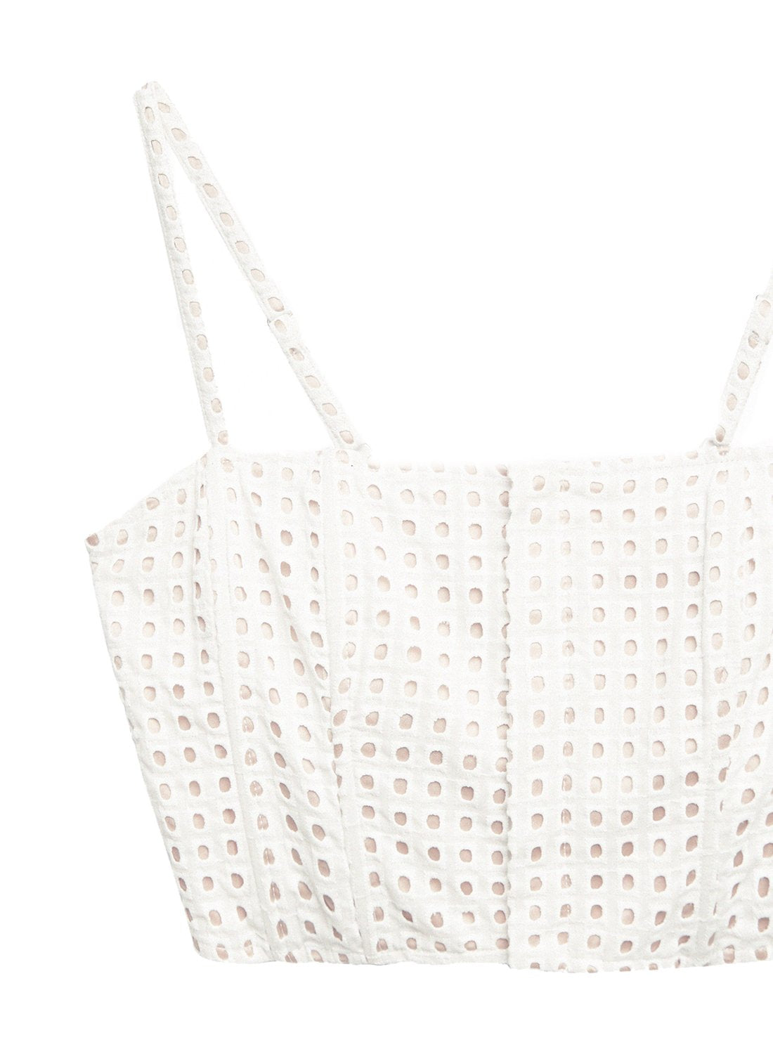 Eyelet Corset Top