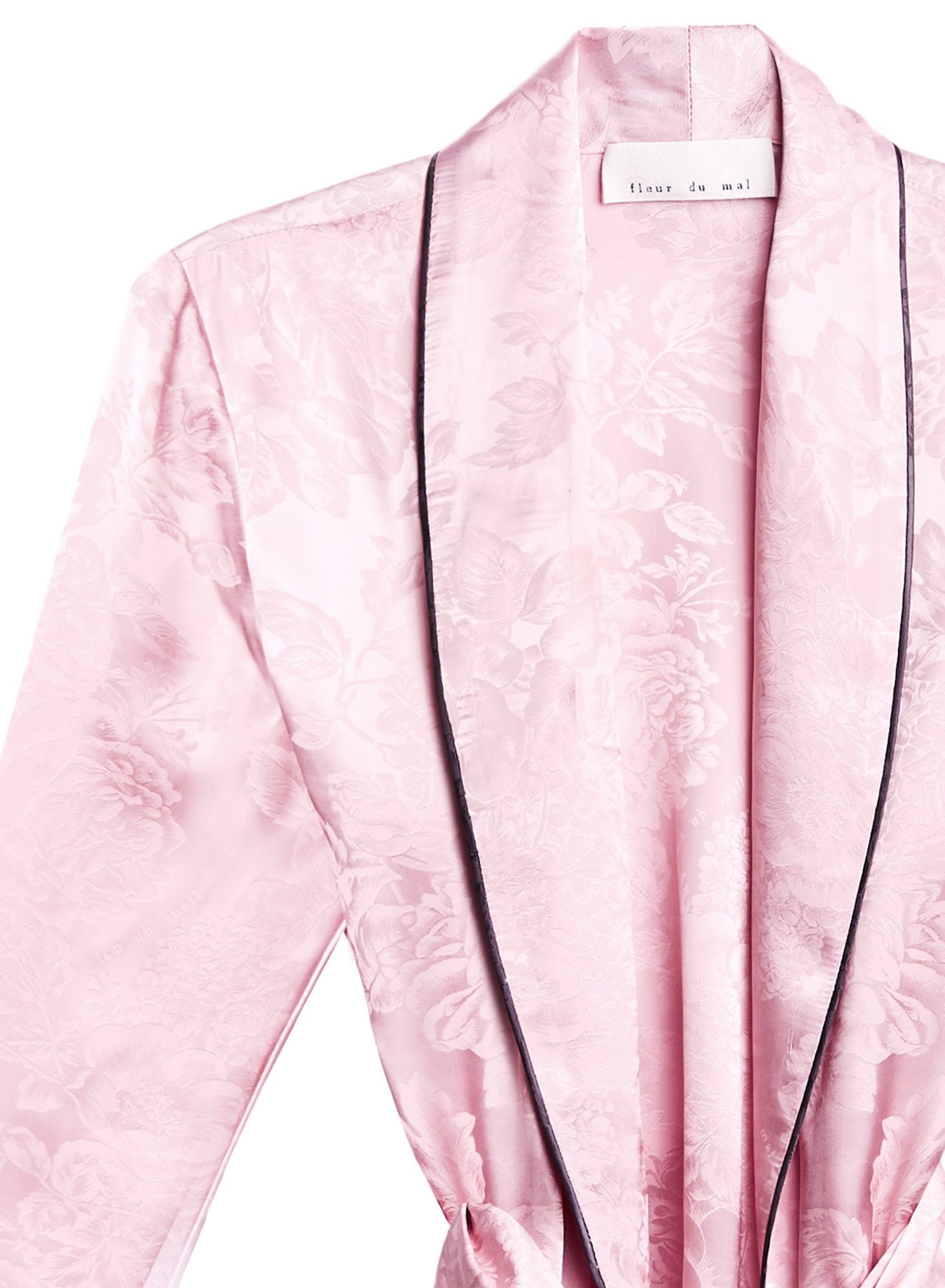 Fleur Jacquard Smoking Jacket