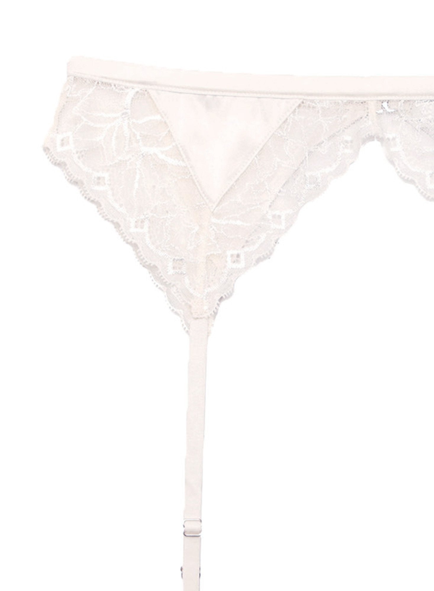 Gardenia Lace Garter Belt