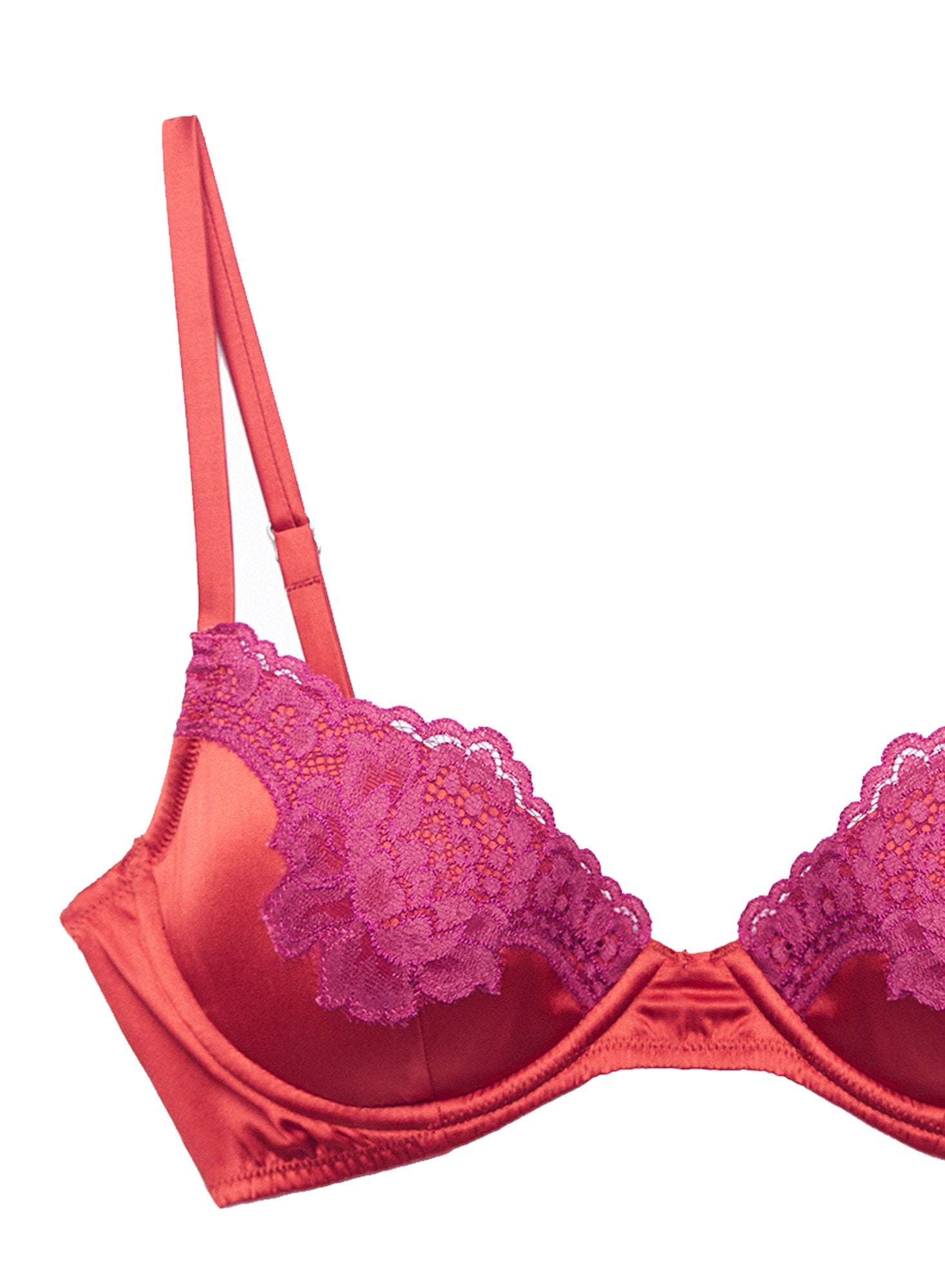 James Lace Lined Demi Bra