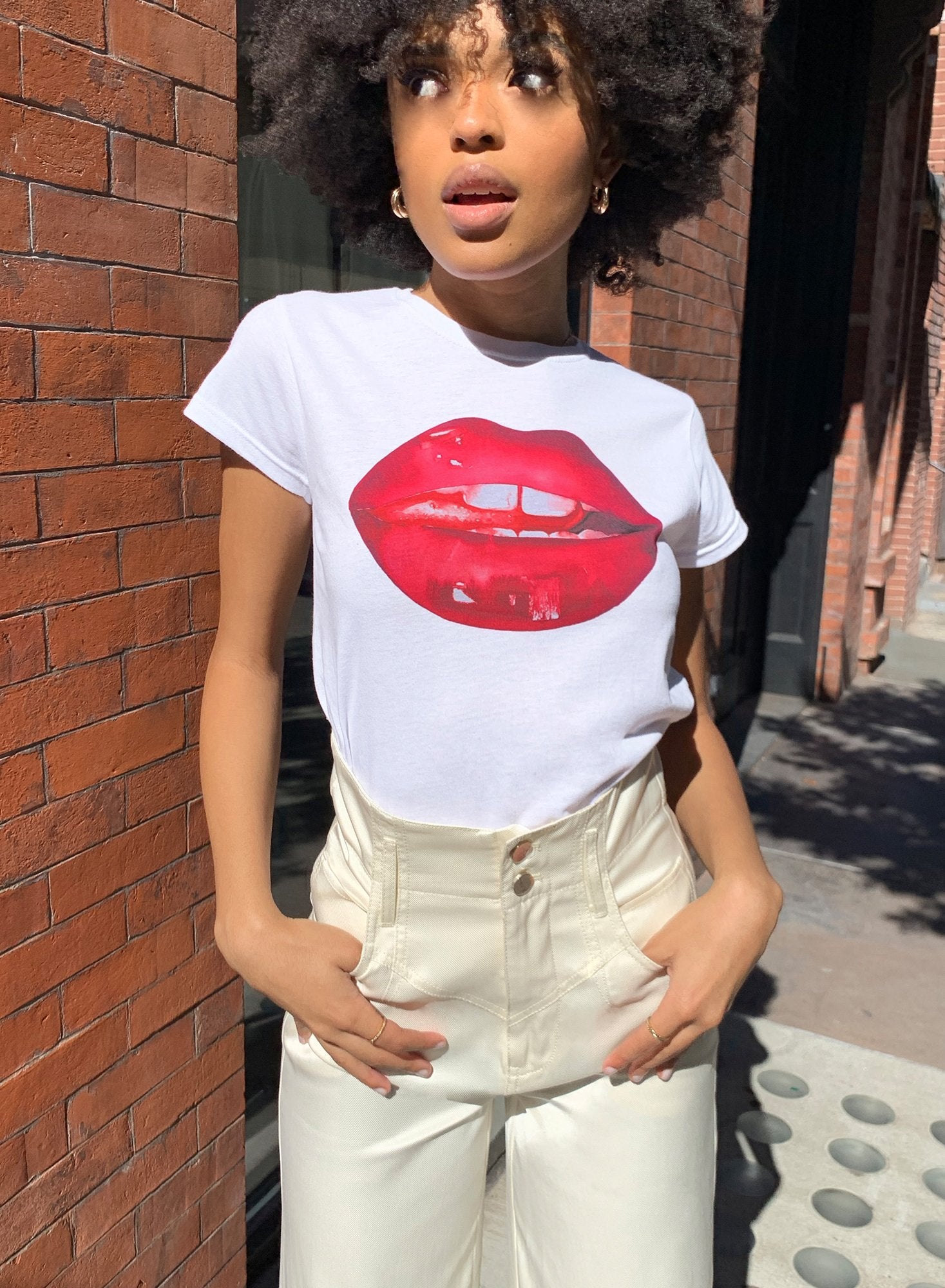 Tina Maria Elena Lips Tee