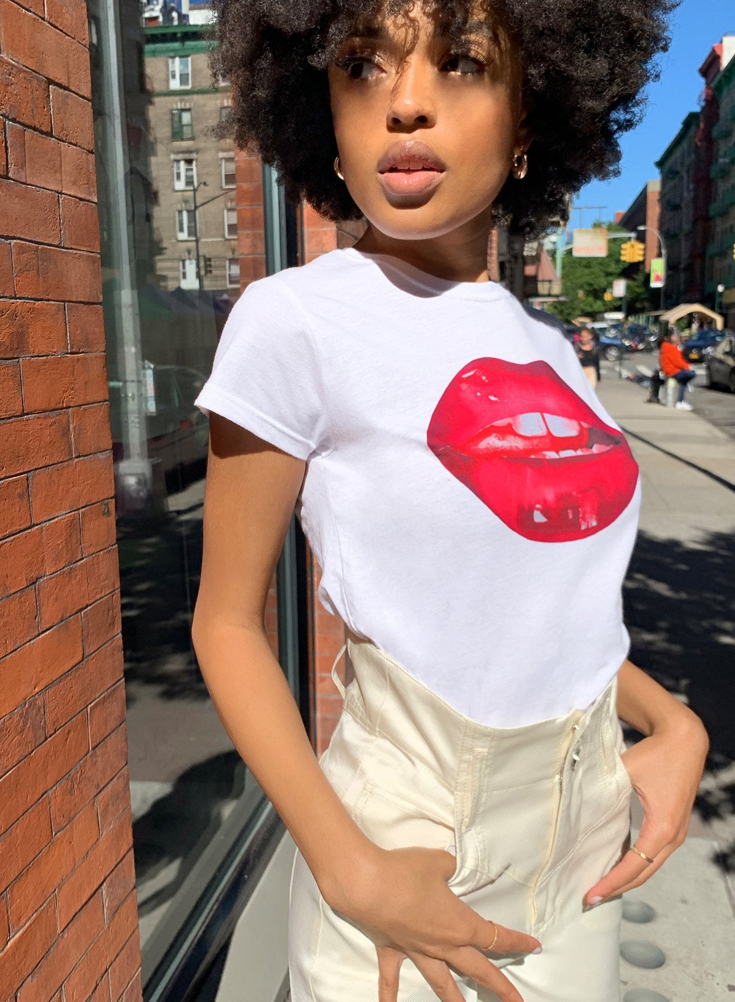 Tina Maria Elena Lips Tee
