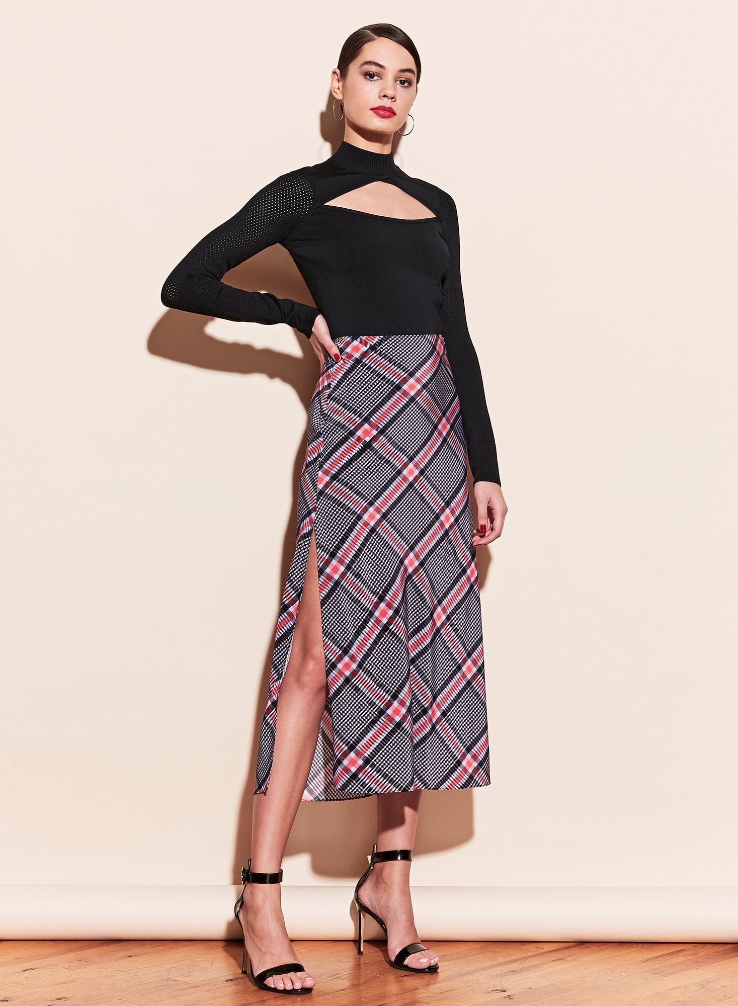 Midi Skirt With Slit