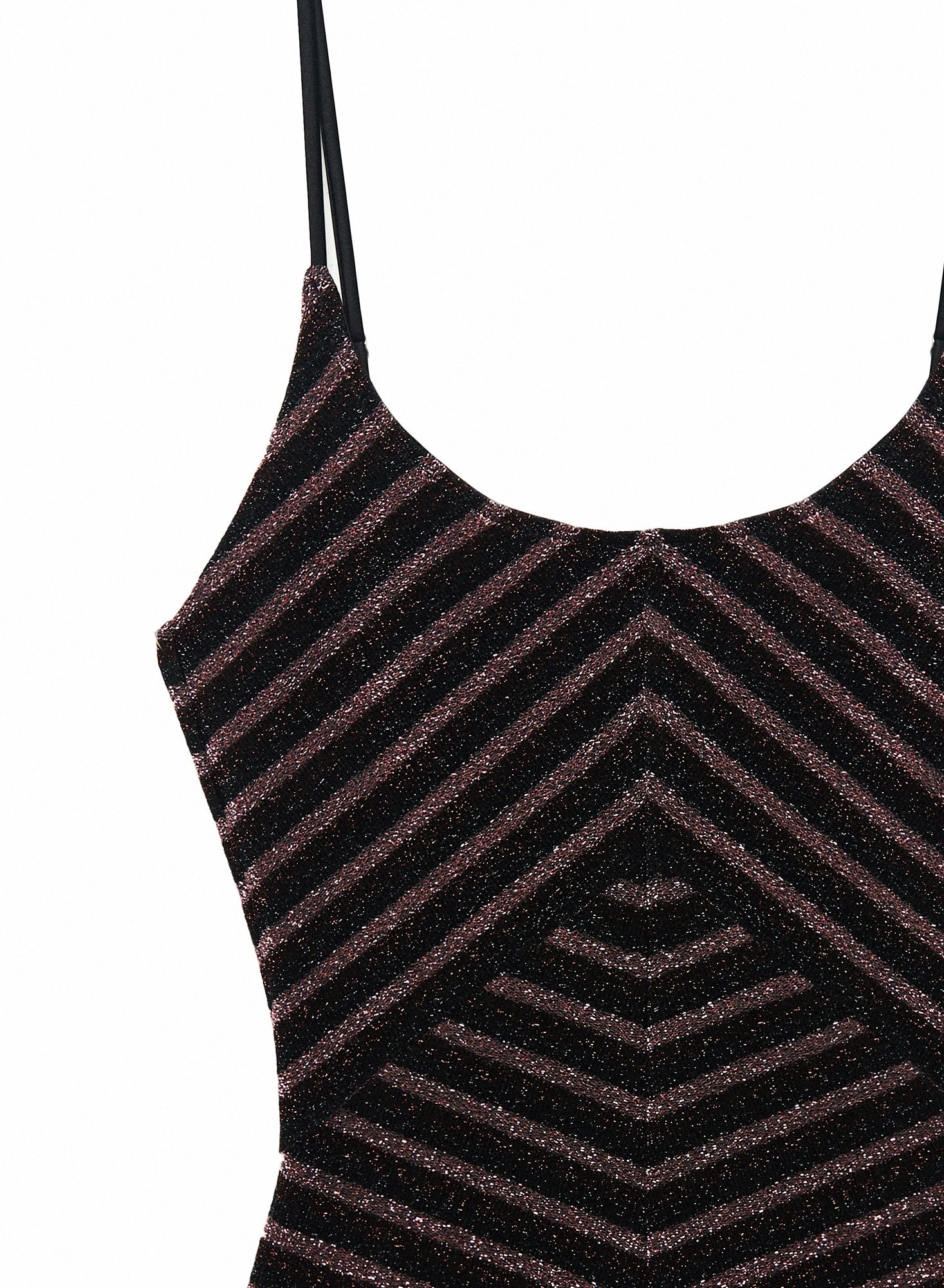 Mitered Knit Bodysuit