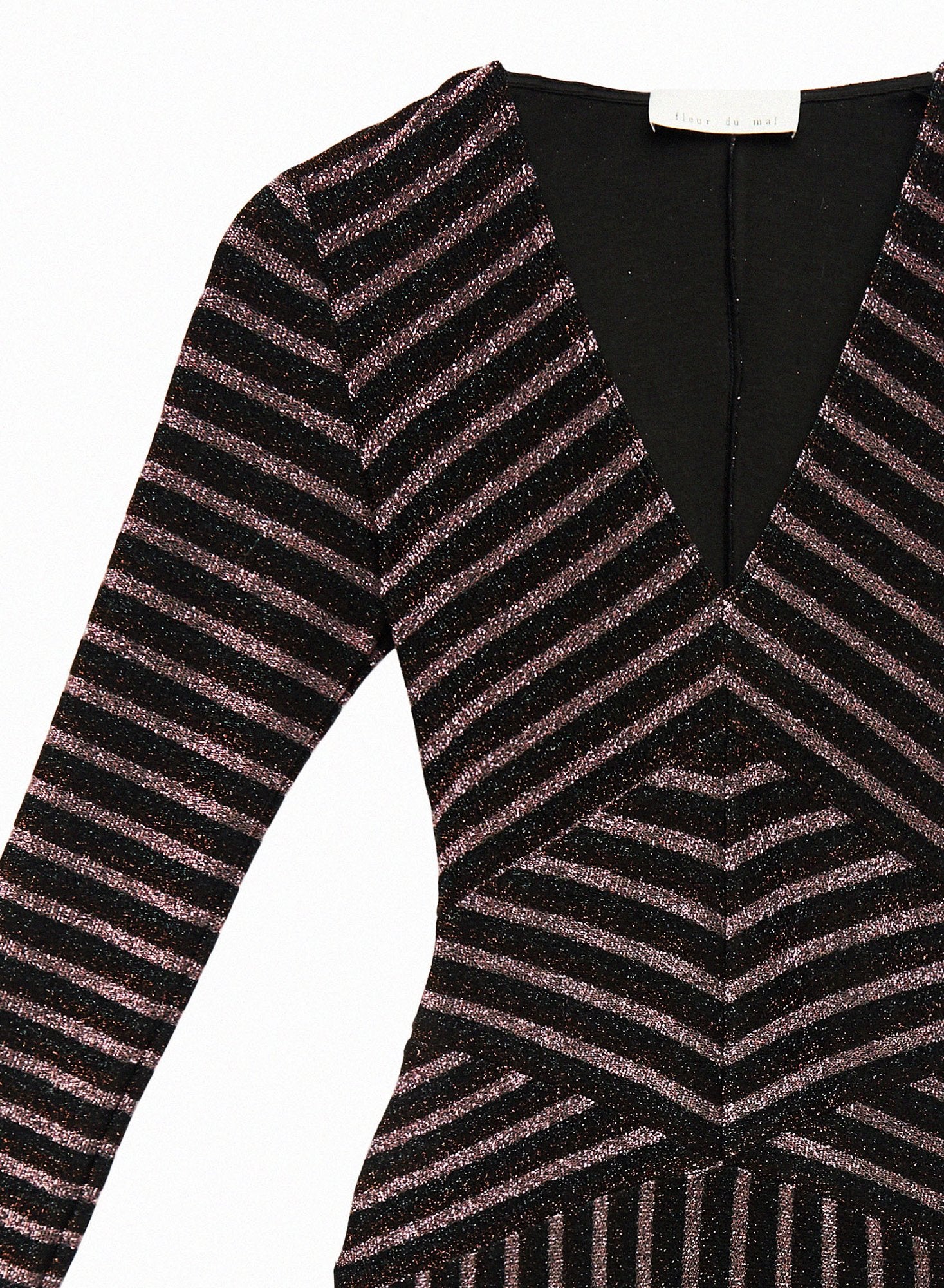 Mitered Knit Dress