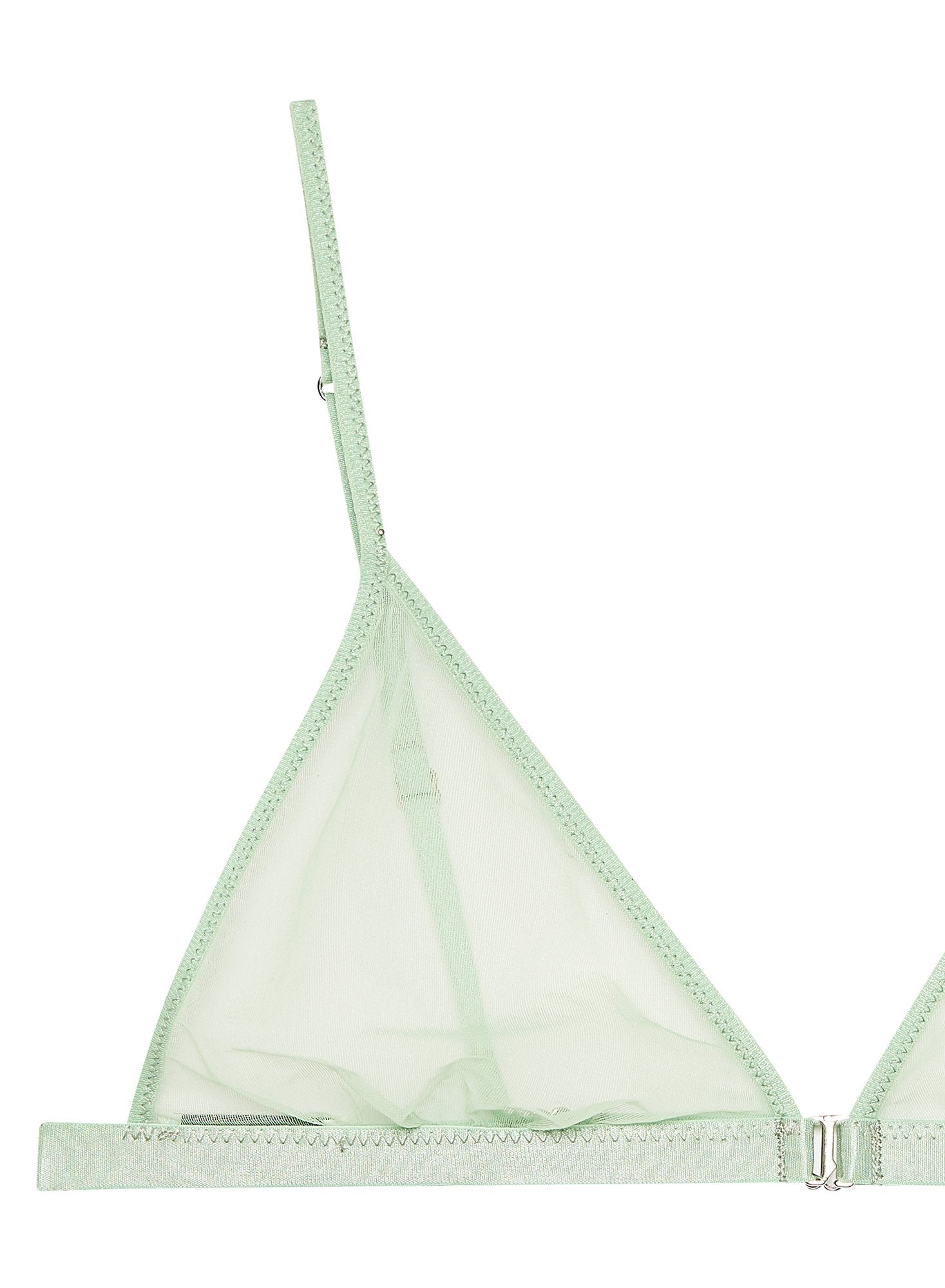 Logo Embroidered Tricot Triangle Bra