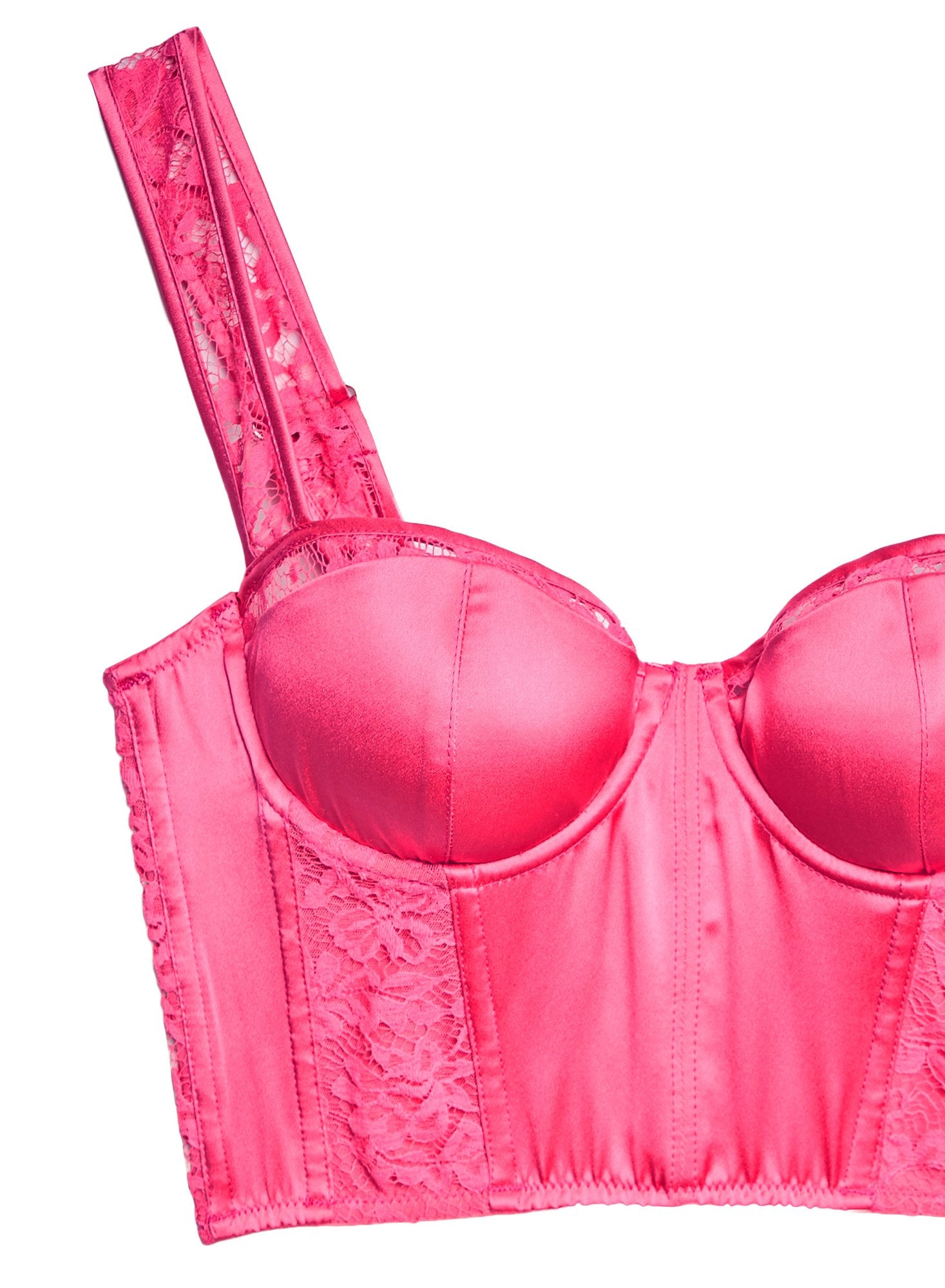 Lace Insert Bustier