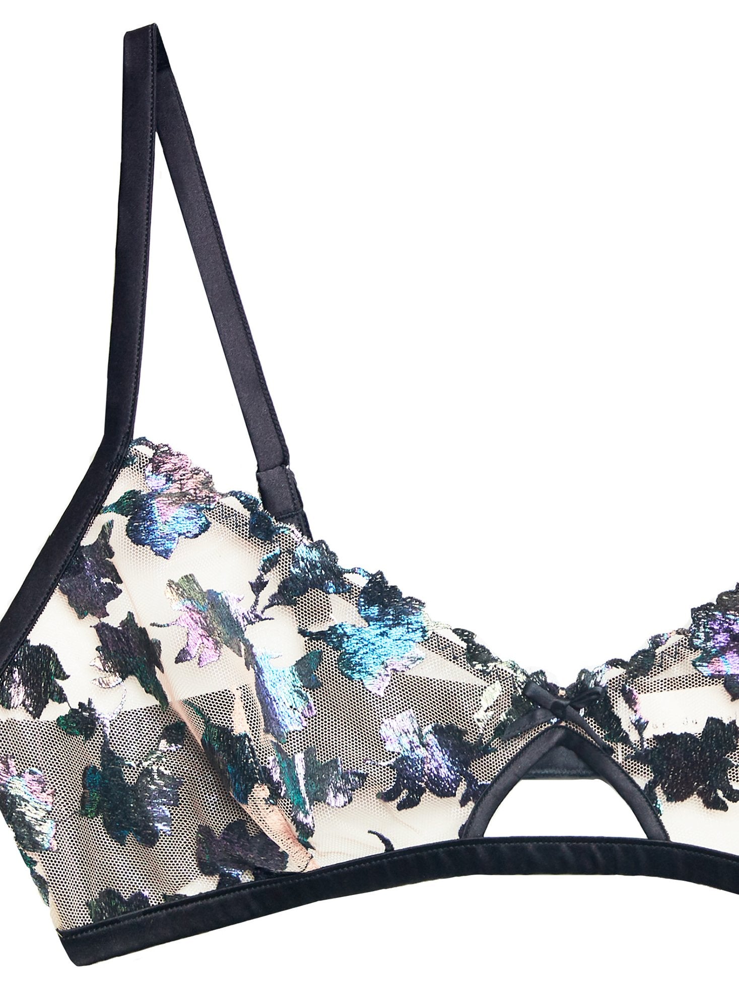 Prisma Embroidery Cutout Bralette