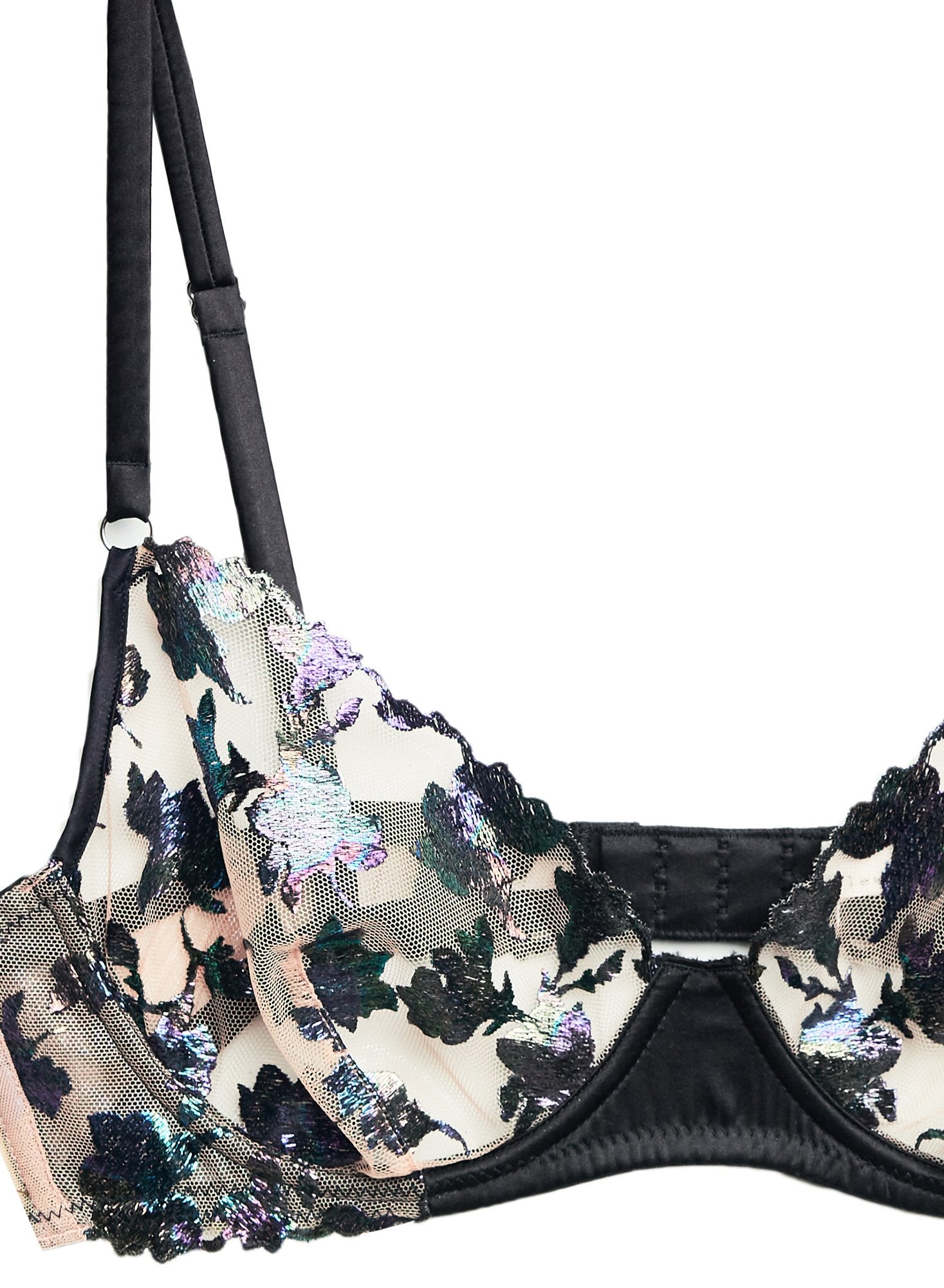Prisma Embroidery Demi Bra