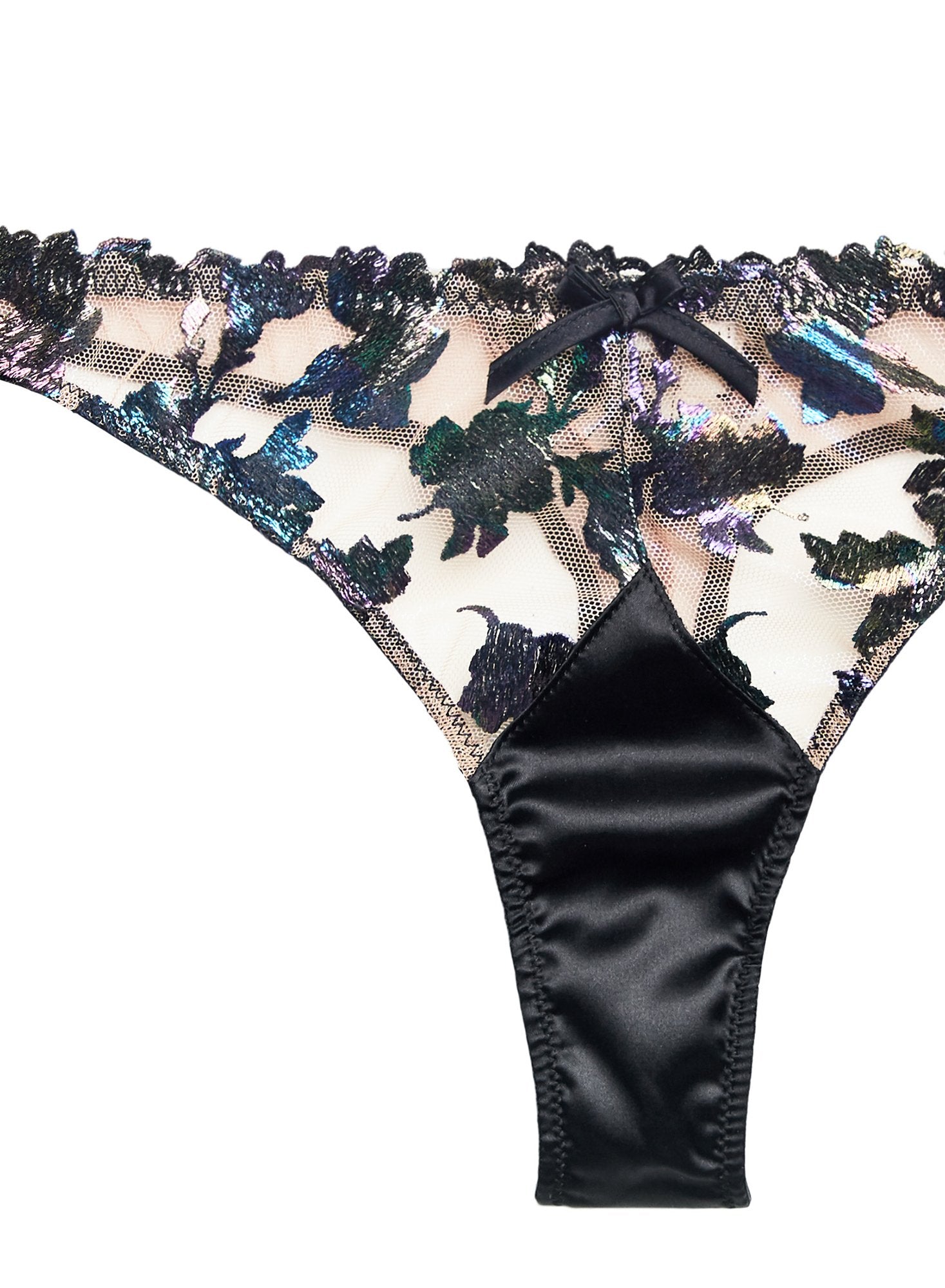 Prisma Embroidery Thong