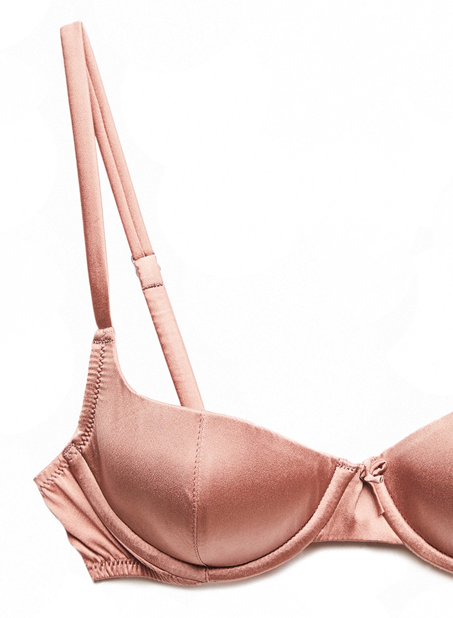 Satin Luxe Balconette Bra