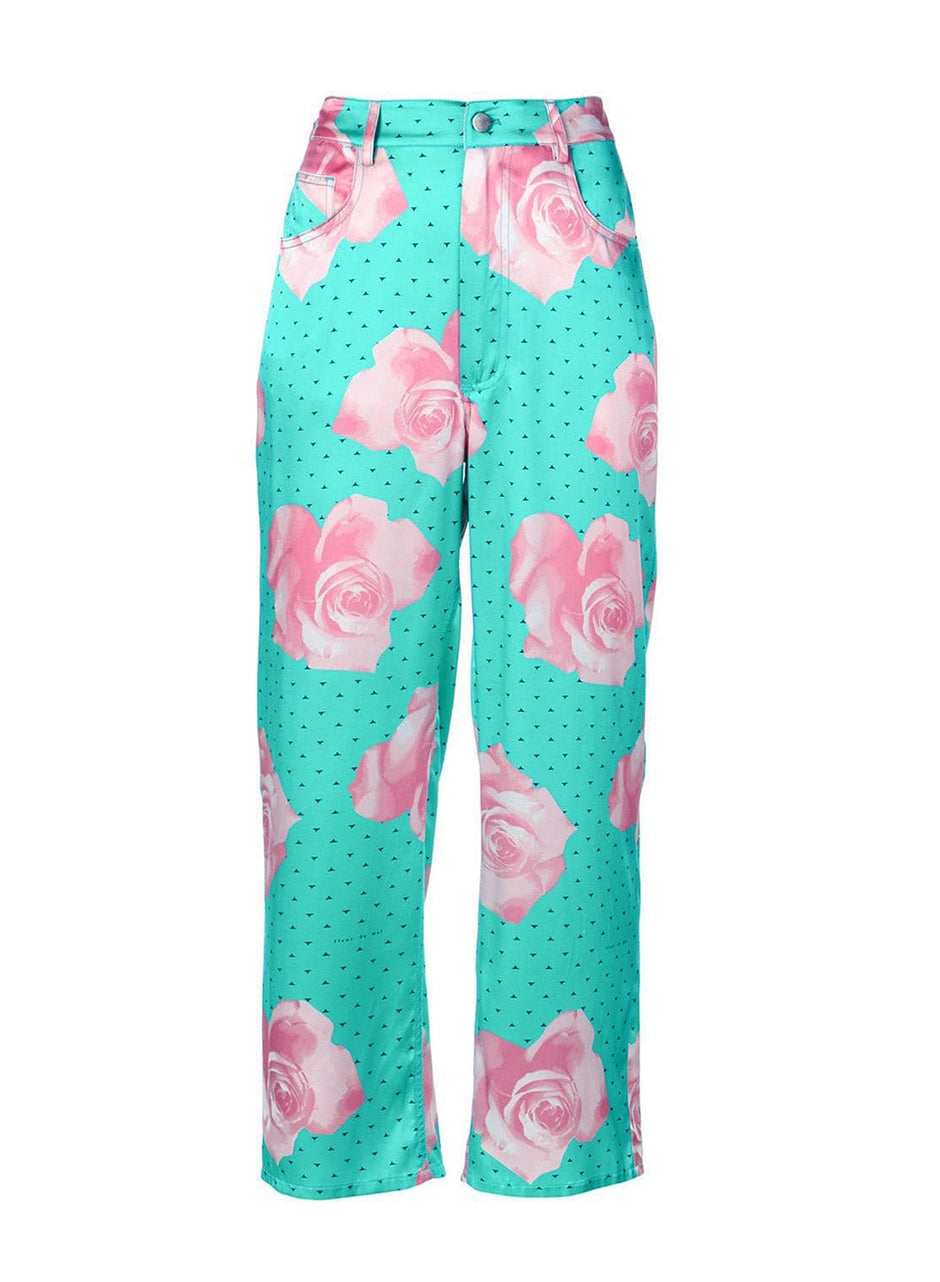 Mega rose - Silk Jeans | Fleur du Mal - DEMO