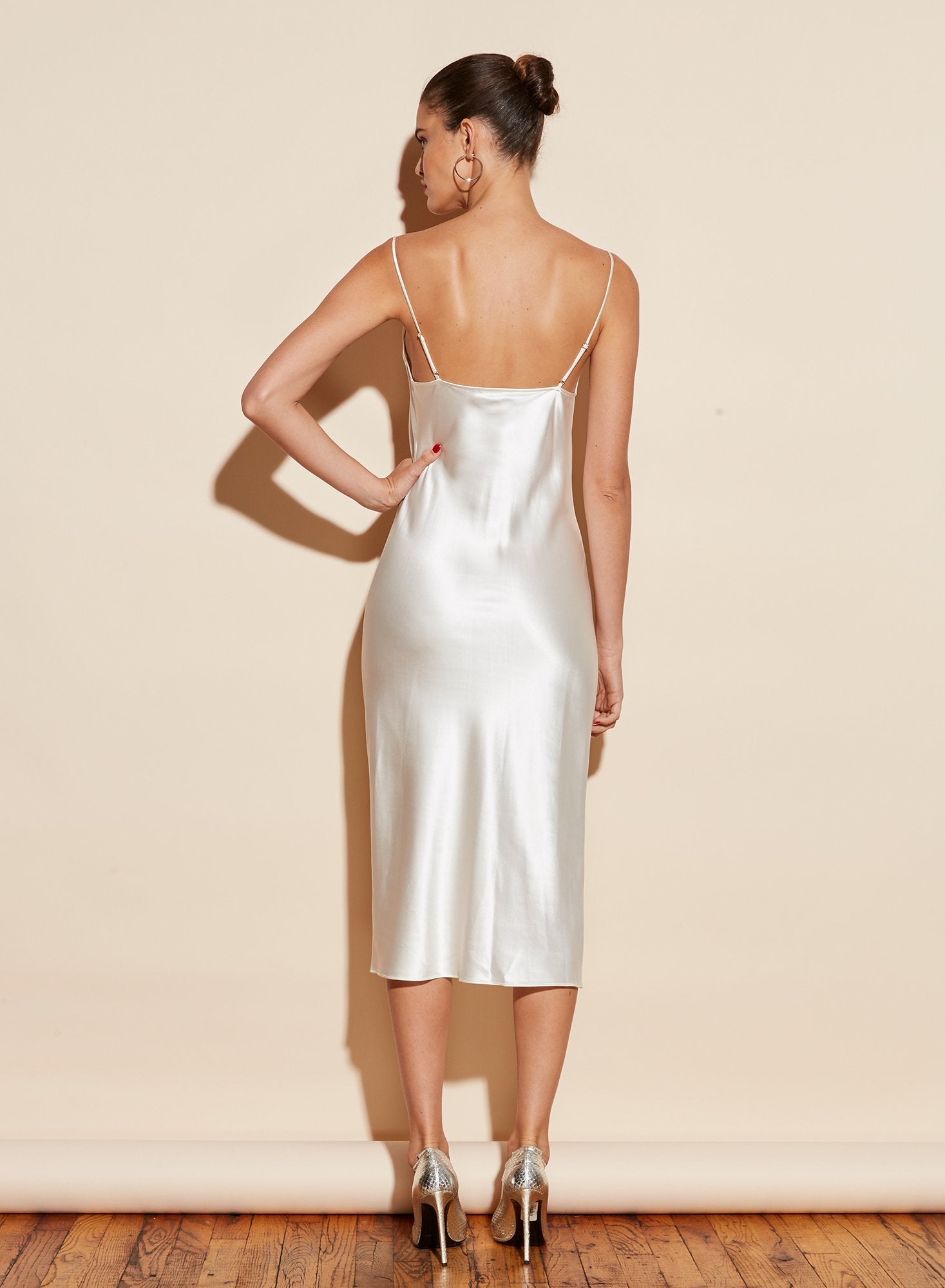 Cowl Neck Slip Dress