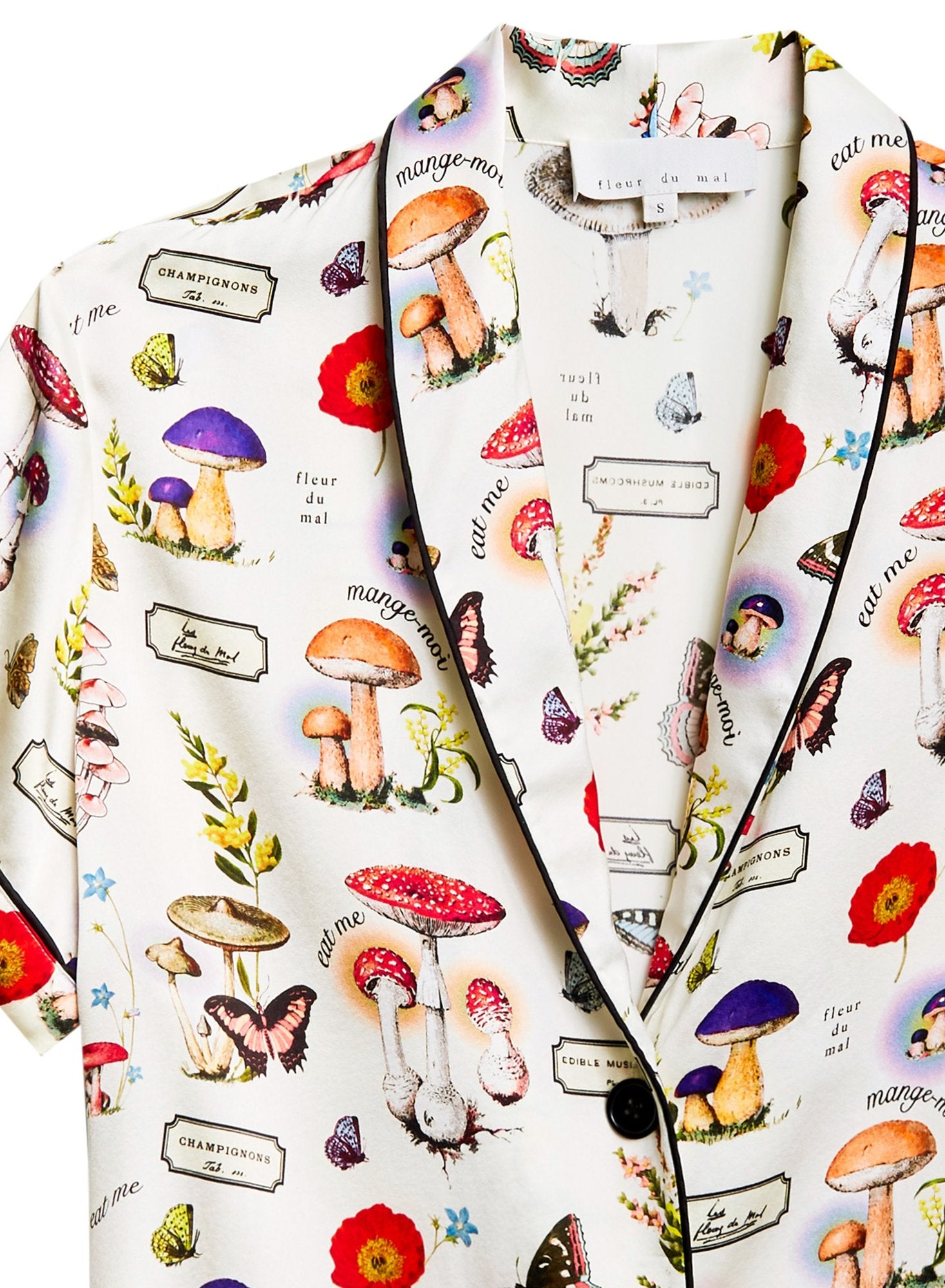 Short Sleeve Fleur PJ Top