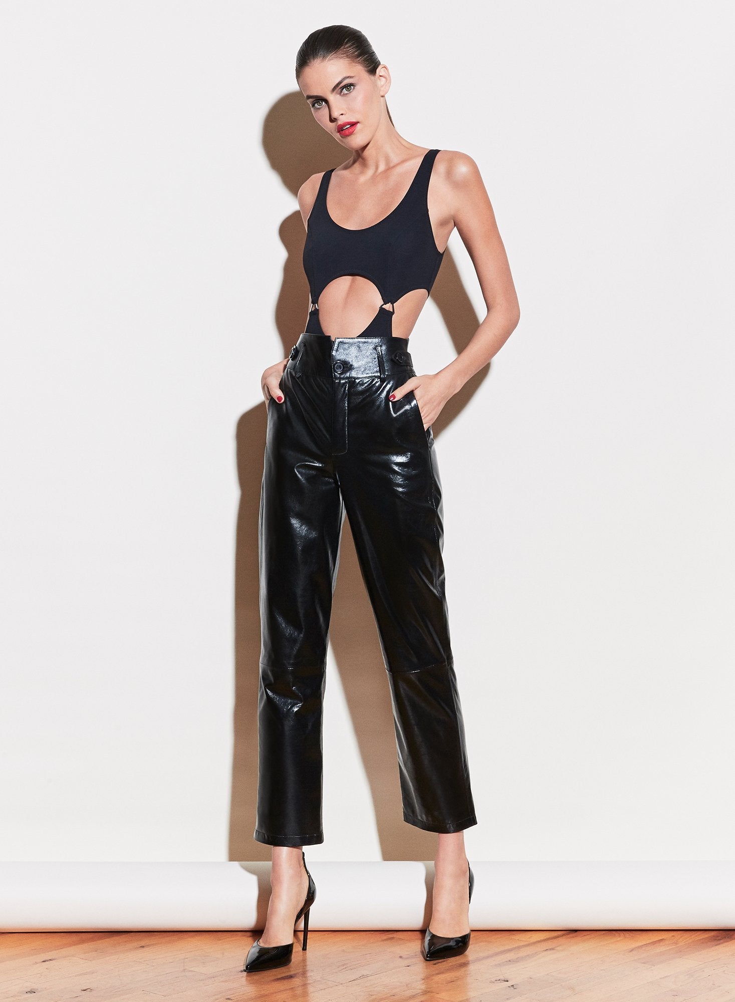 Patent V-Yoke Pant