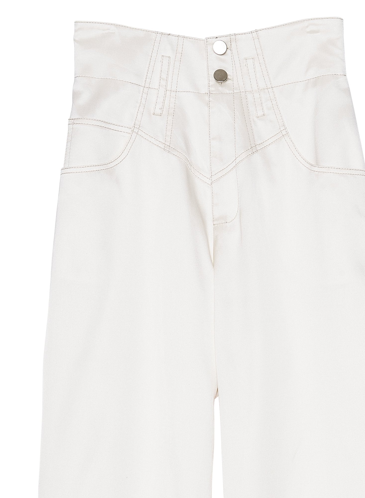 Twill High Waist Jean