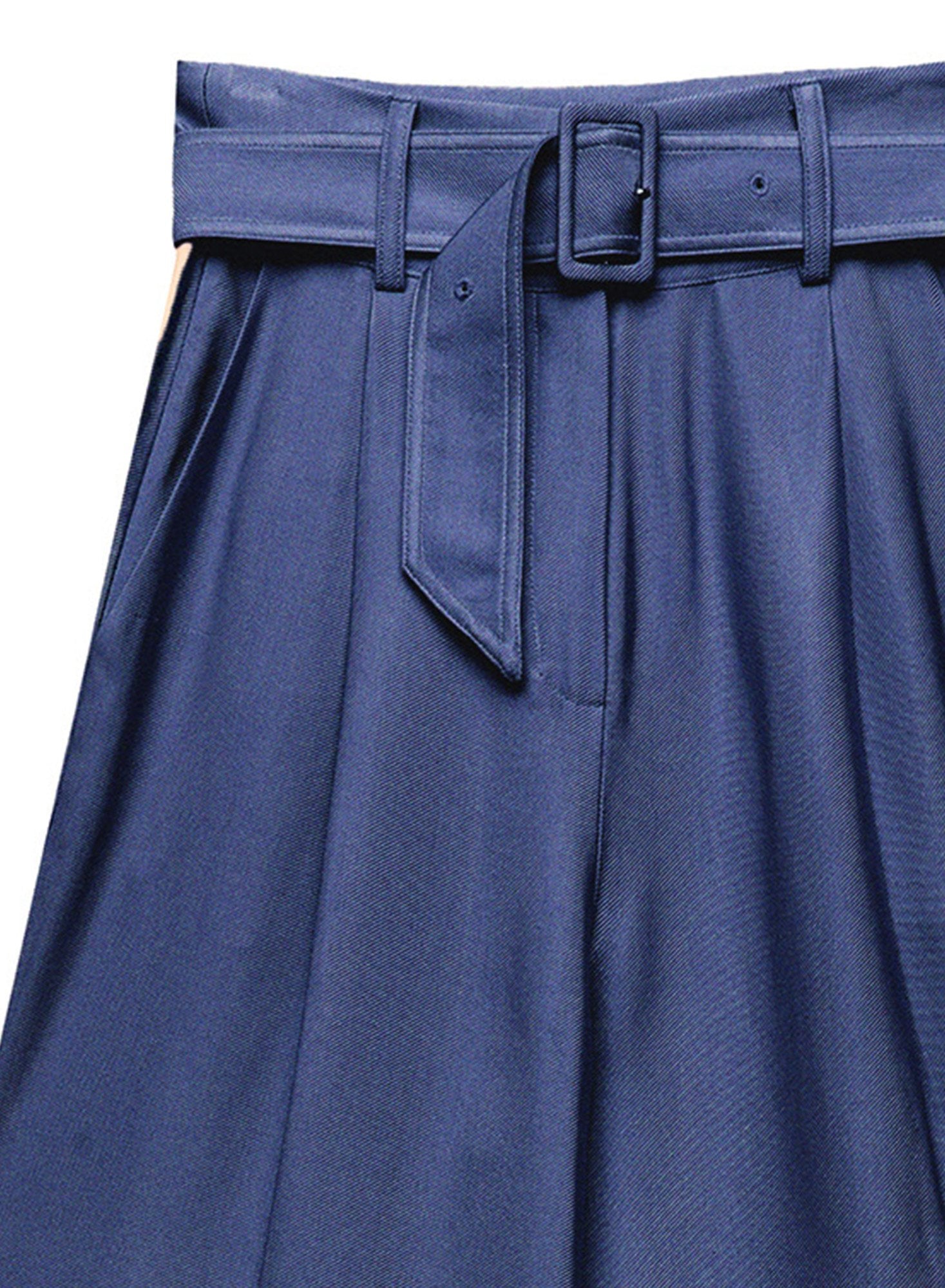 Twill Belted Trouser