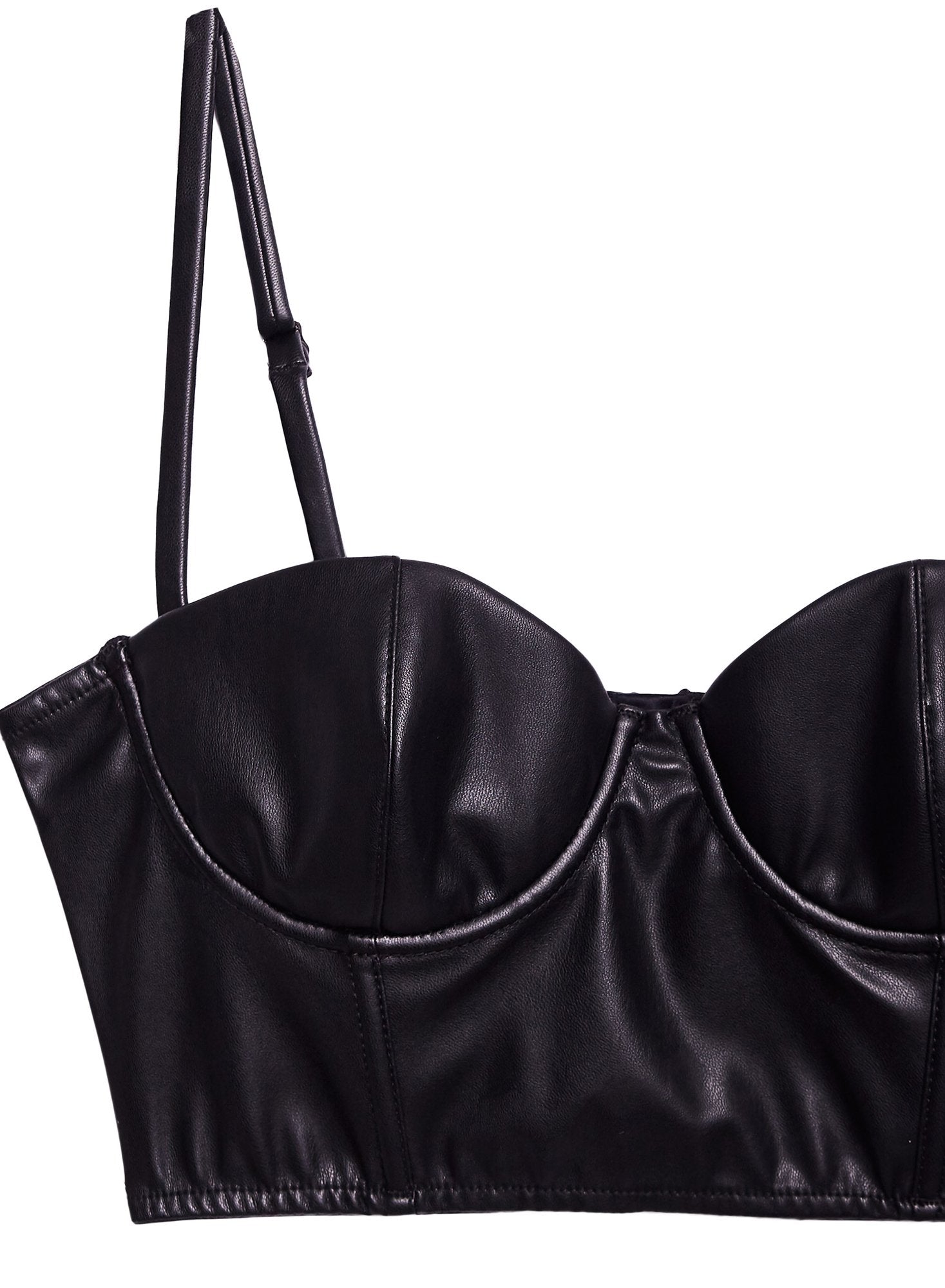 Vegan Leather Bustier