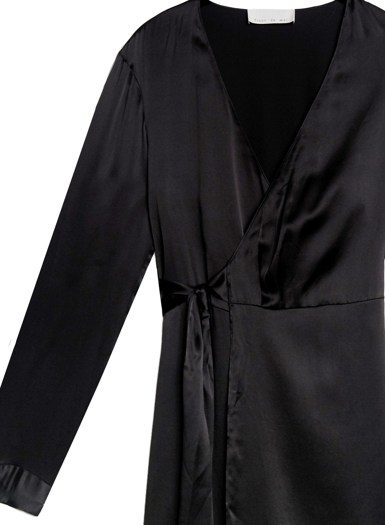 Washable Silk Wrap Robe