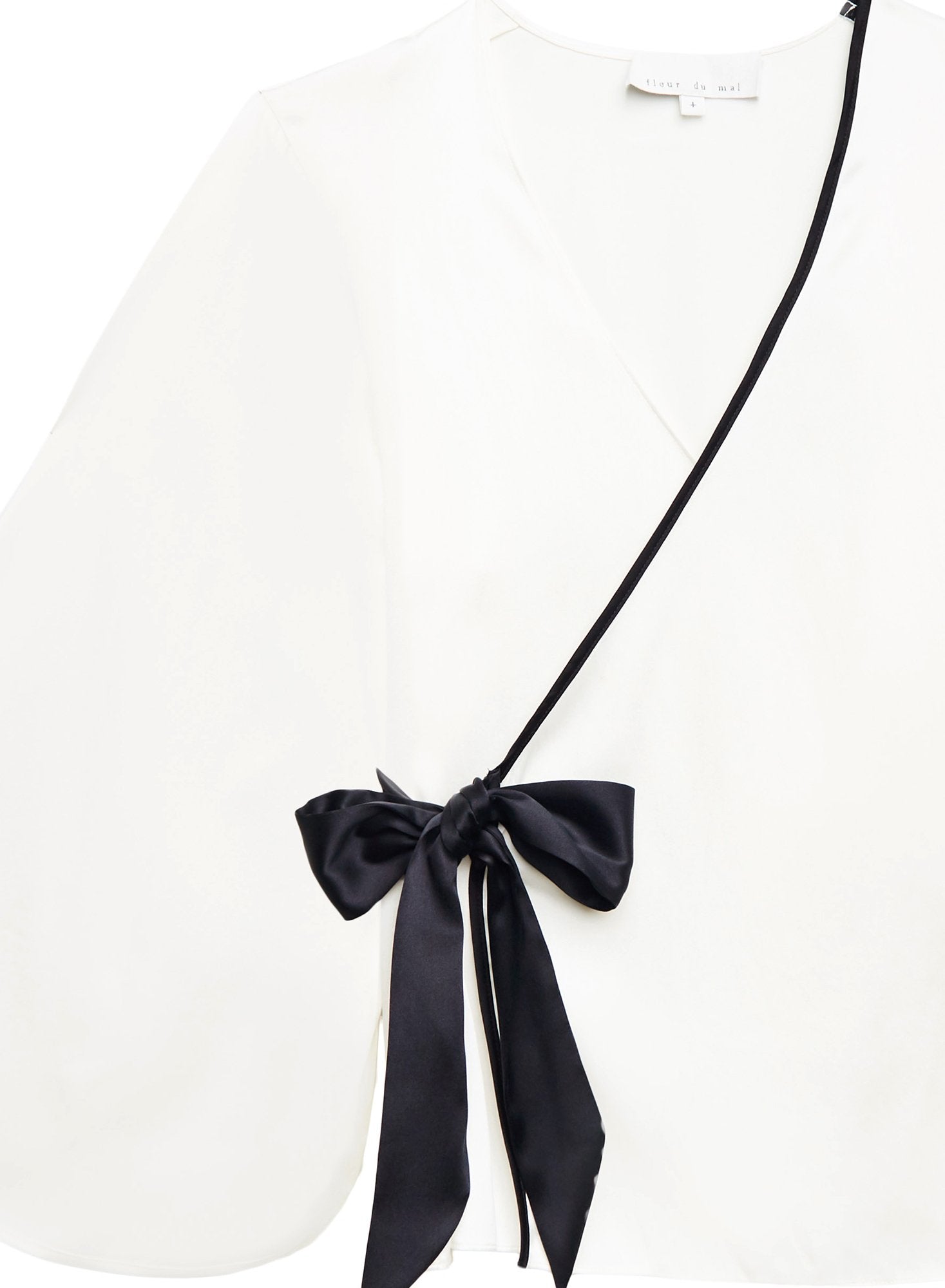 Washable Silk Wrap PJ Top