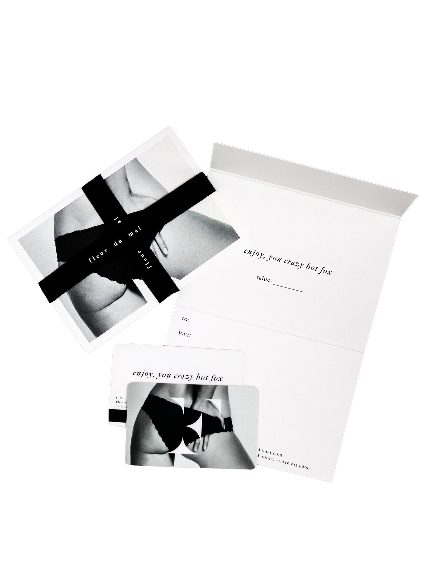 flatlay giftcard