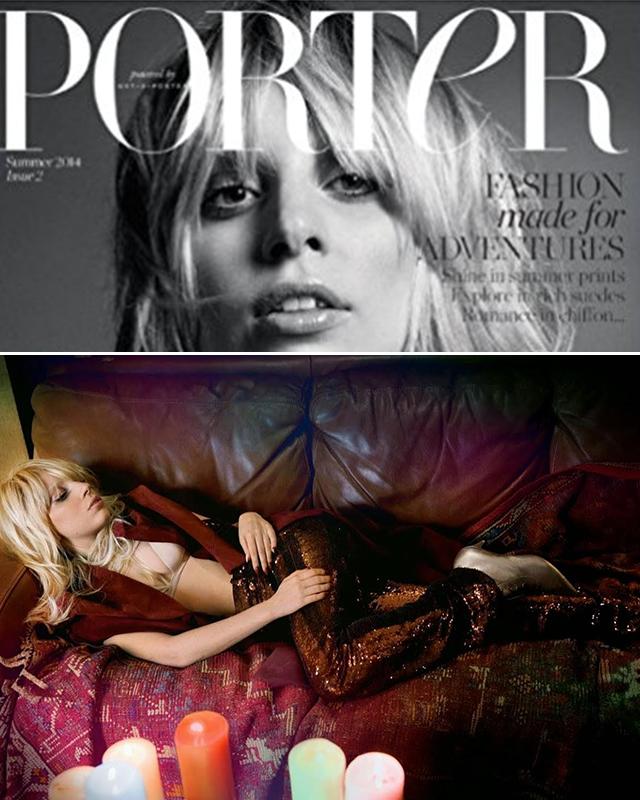 Lady Gaga in Porter Magazine
