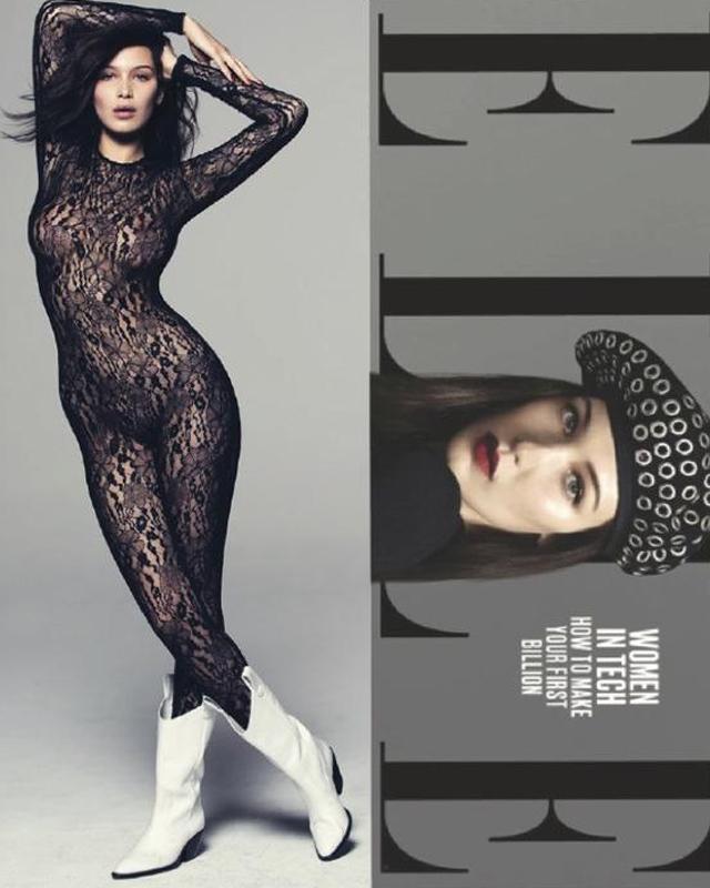 Bella Hadid in Elle Magazine