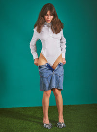 Button Down Bodysuit