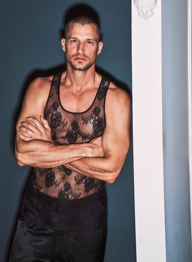 Black - Unisex Bouquet Lace Tank | Fleur du Mal - DEMO