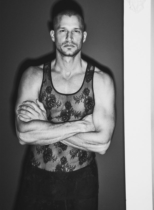 Black - Unisex Bouquet Lace Tank | Fleur du Mal - DEMO