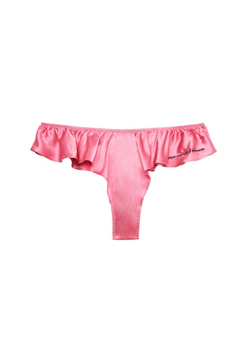 Pink cadillac - Luxe Flutter Panty | Fleur du Mal - DEMO