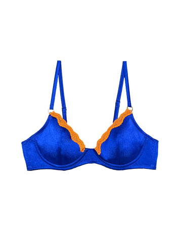 Ny blue - All Star Demi Bra | Fleur du Mal - DEMO