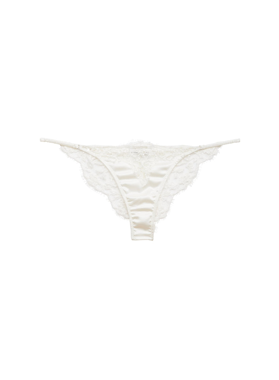 Ivory - Daphne Lace Cheeky | Fleur du Mal - DEMO
