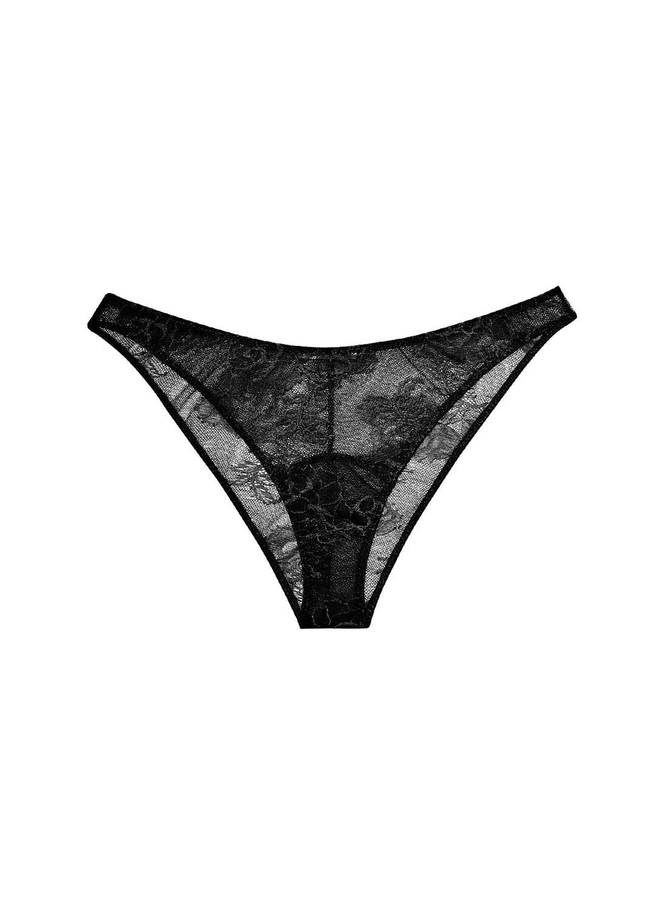 Black - Bouquet Lace Cheeky | Fleur du Mal - DEMO