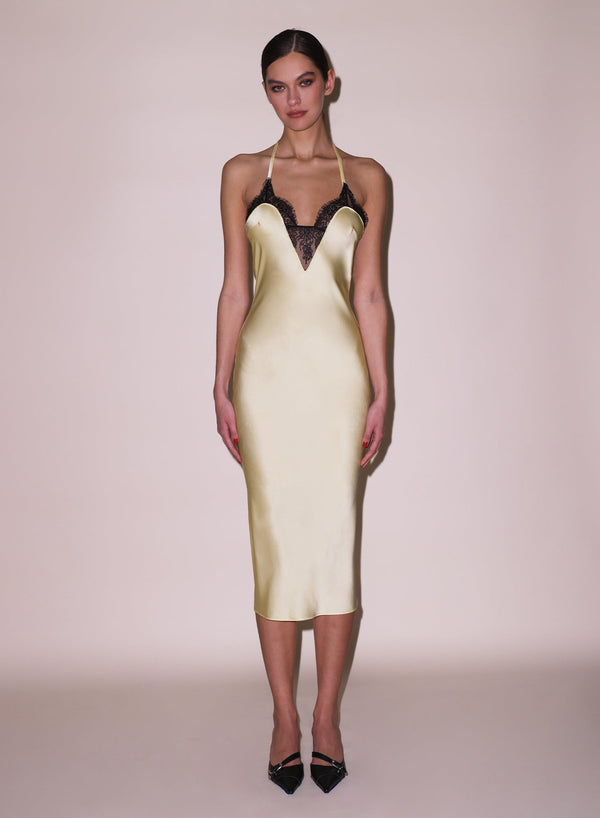Buttercream - Buckle T-Strap Dress | Fleur du Mal - DEMO