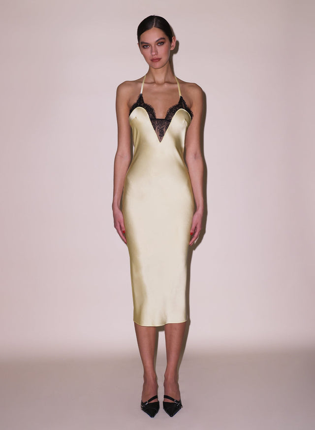 Buttercream - Buckle T-Strap Dress | Fleur du Mal - DEMO