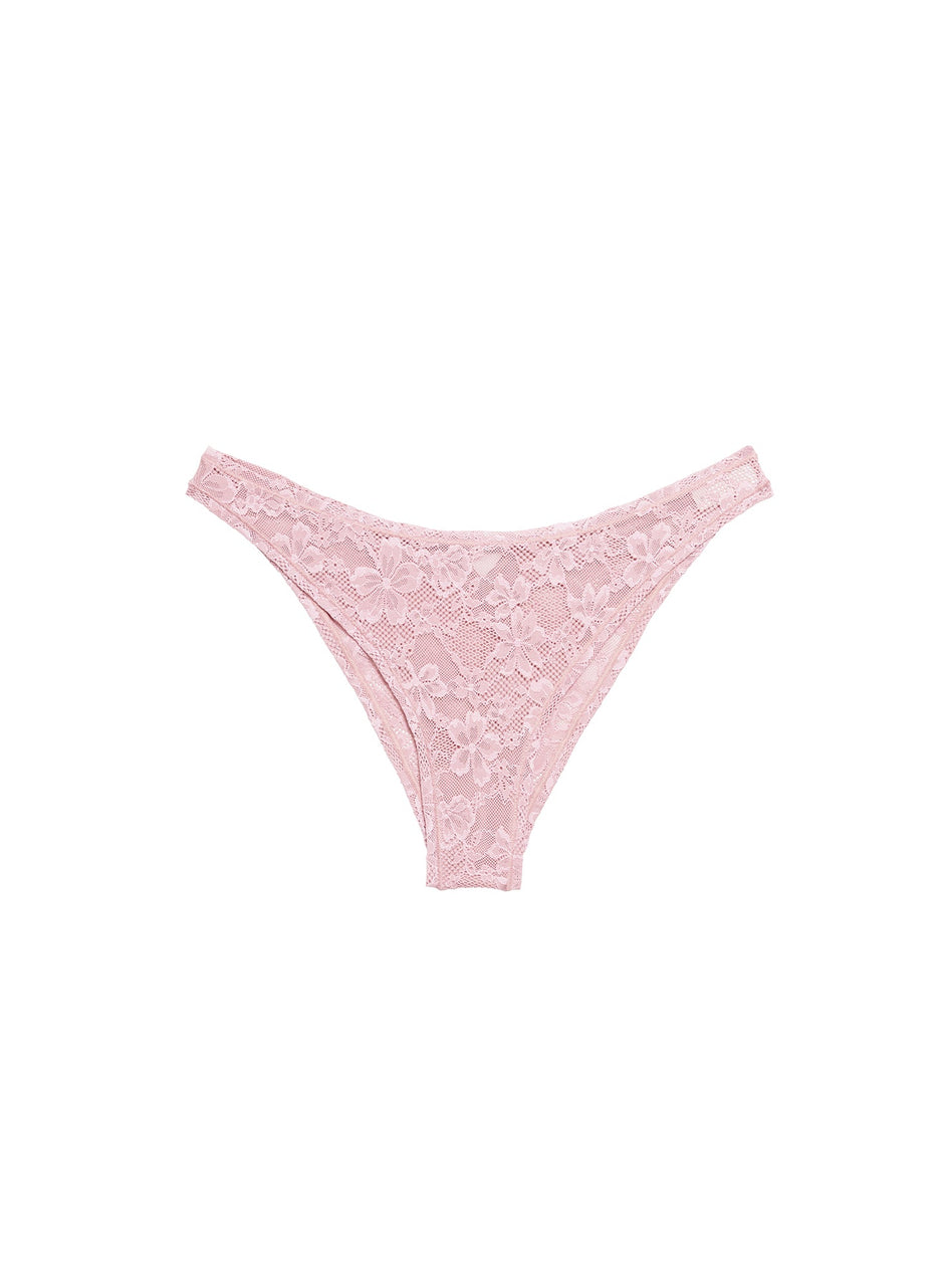 Ballet pink - Le Stretch Lace Cheeky | Fleur du Mal - DEMO