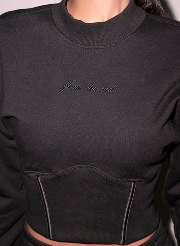 Black - Corset Jumper | Fleur du Mal - DEMO