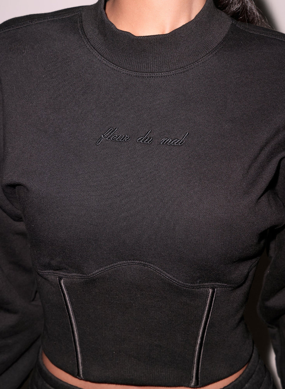 Black - Corset Jumper | Fleur du Mal - DEMO