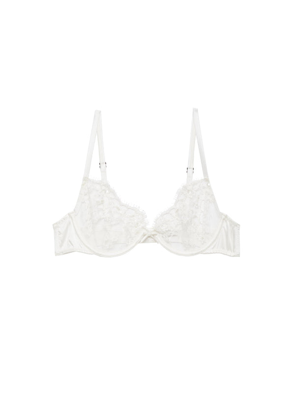 Ivory - Daphne Lace Demi Bra | Fleur du Mal - DEMO