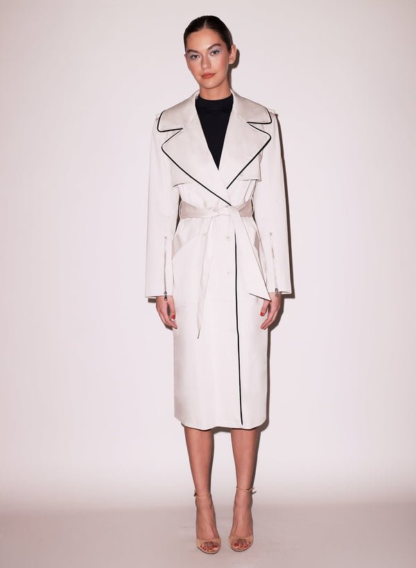 Biscotti - Twill Trench | Fleur du Mal - DEMO