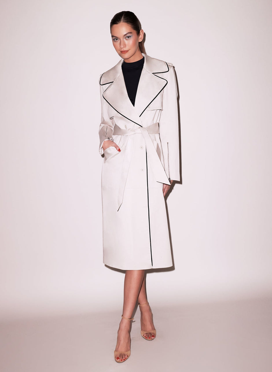 Biscotti - Twill Trench | Fleur du Mal - DEMO