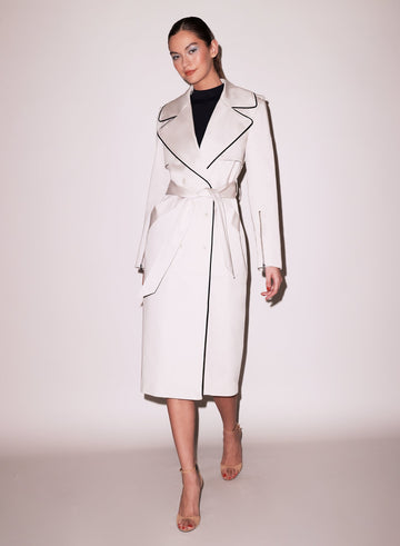 Biscotti - Twill Trench | Fleur du Mal - DEMO